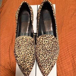 Dolce Vita Wanita Leopard Calf Hair Pointed Flats BNIB - Size 8.5